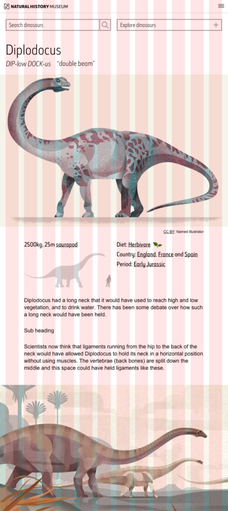 diplodocus tablet grid mockup