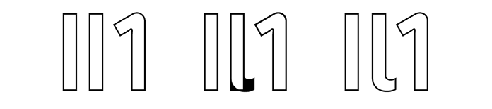 Illustration showing examples of capital ‘I’, lowercase ‘l’, and numeral ‘1’